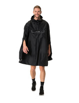 VAUDE Valdipino Poncho schwarz