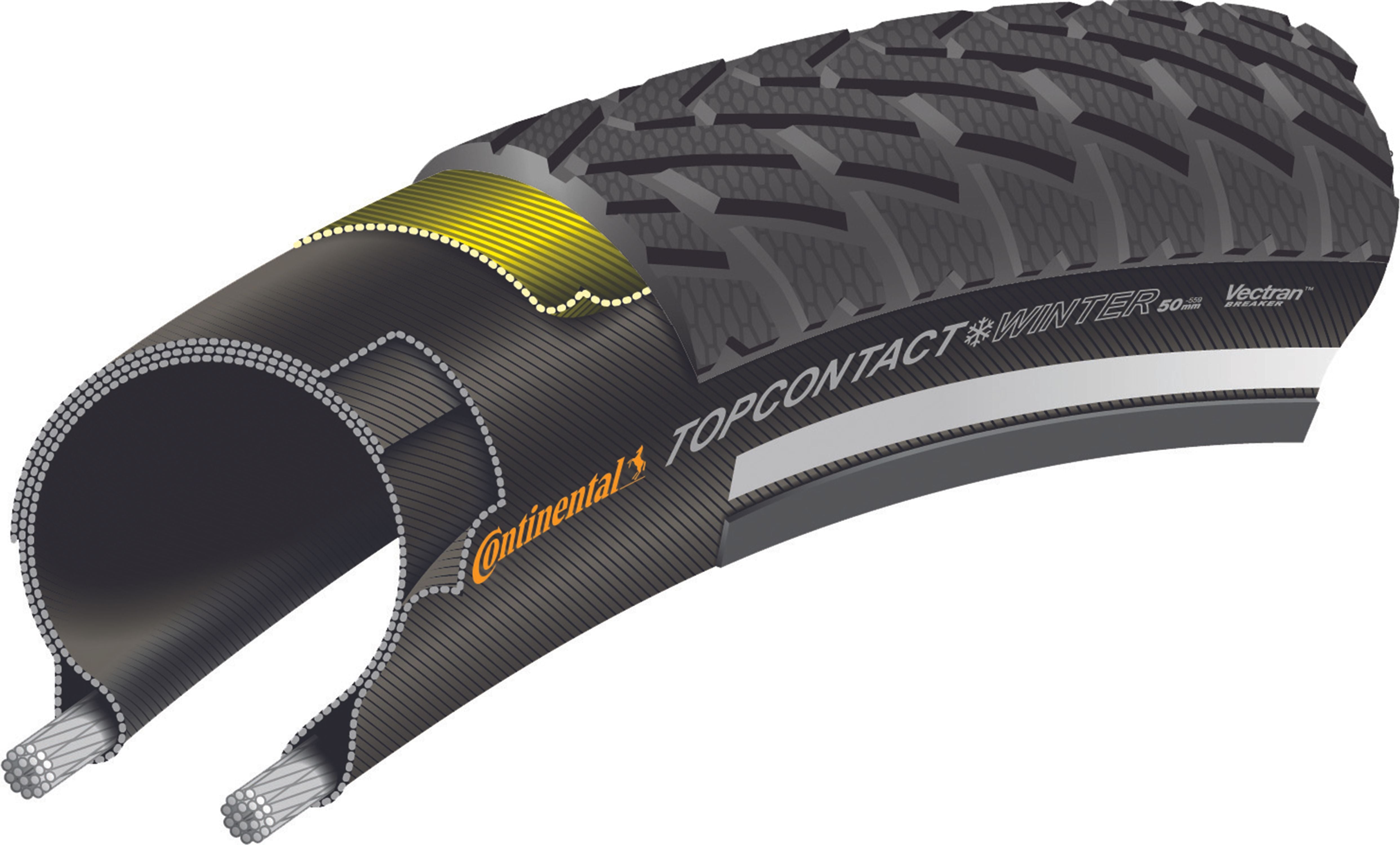 Continental Top CONTACT Winter II Premium Faltreifen 28