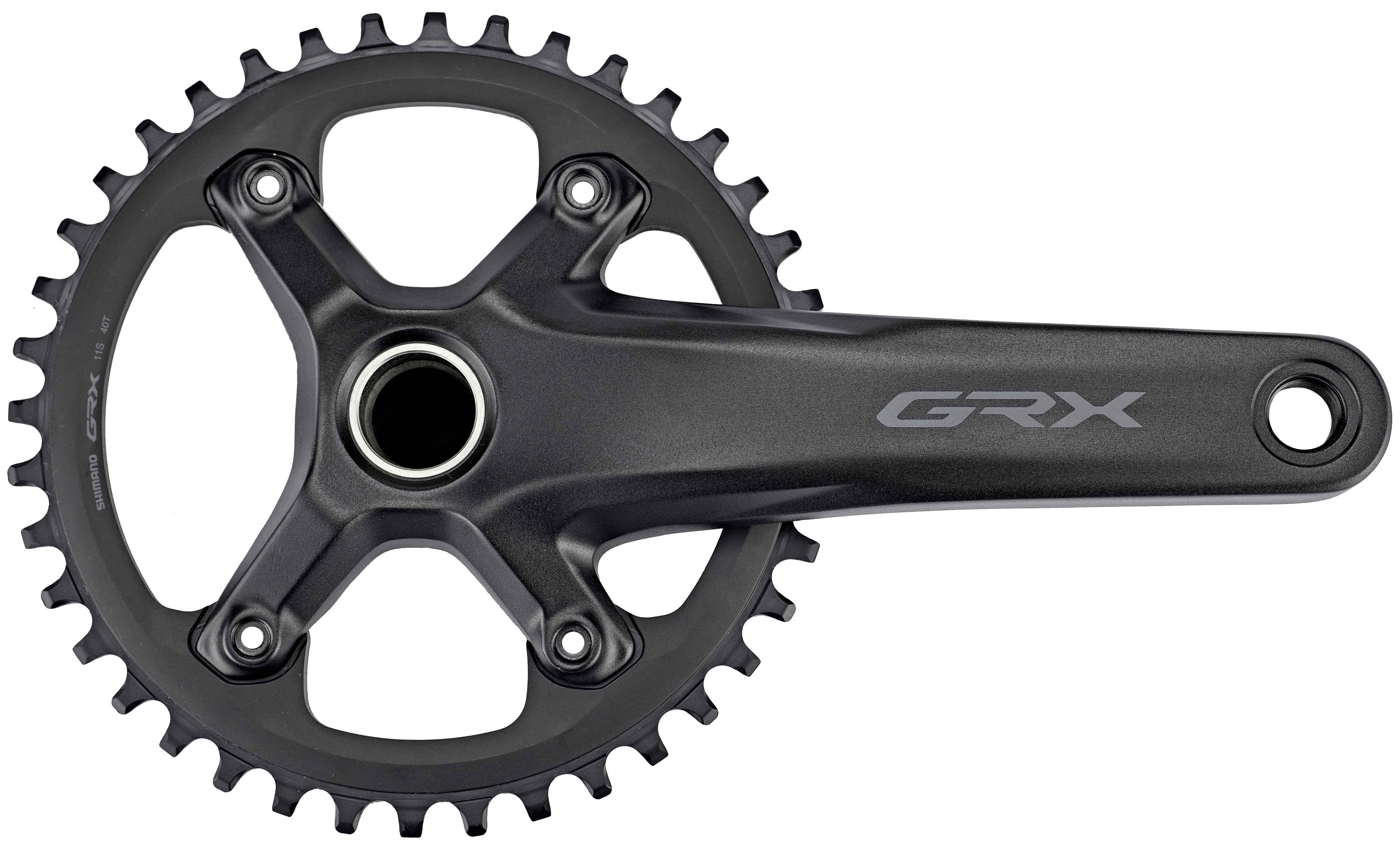 Shimano GRX FC-RX600 Kurbelsatz 1x11 40Z schwarz