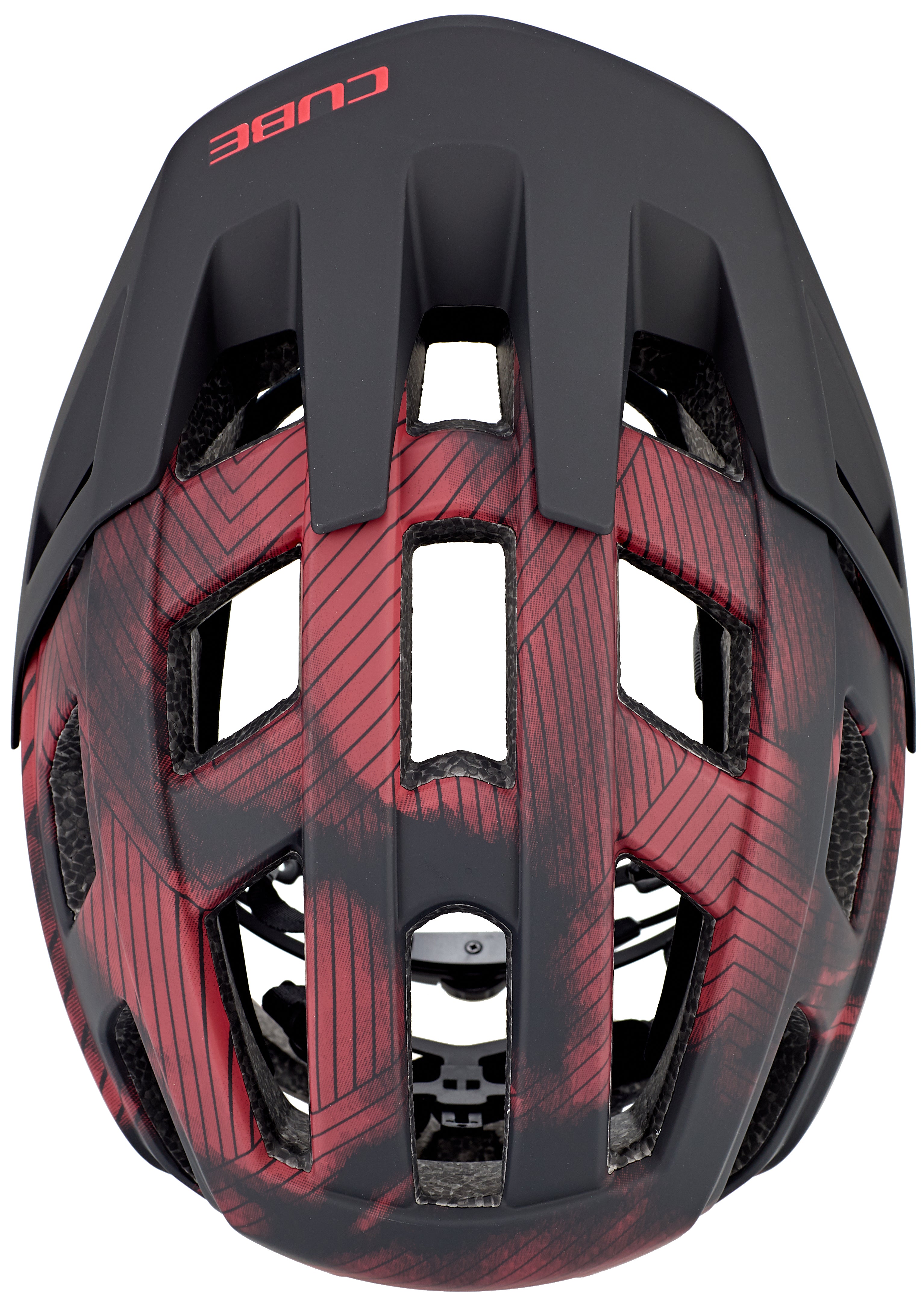 CUBE BADGER MTB-Helm red