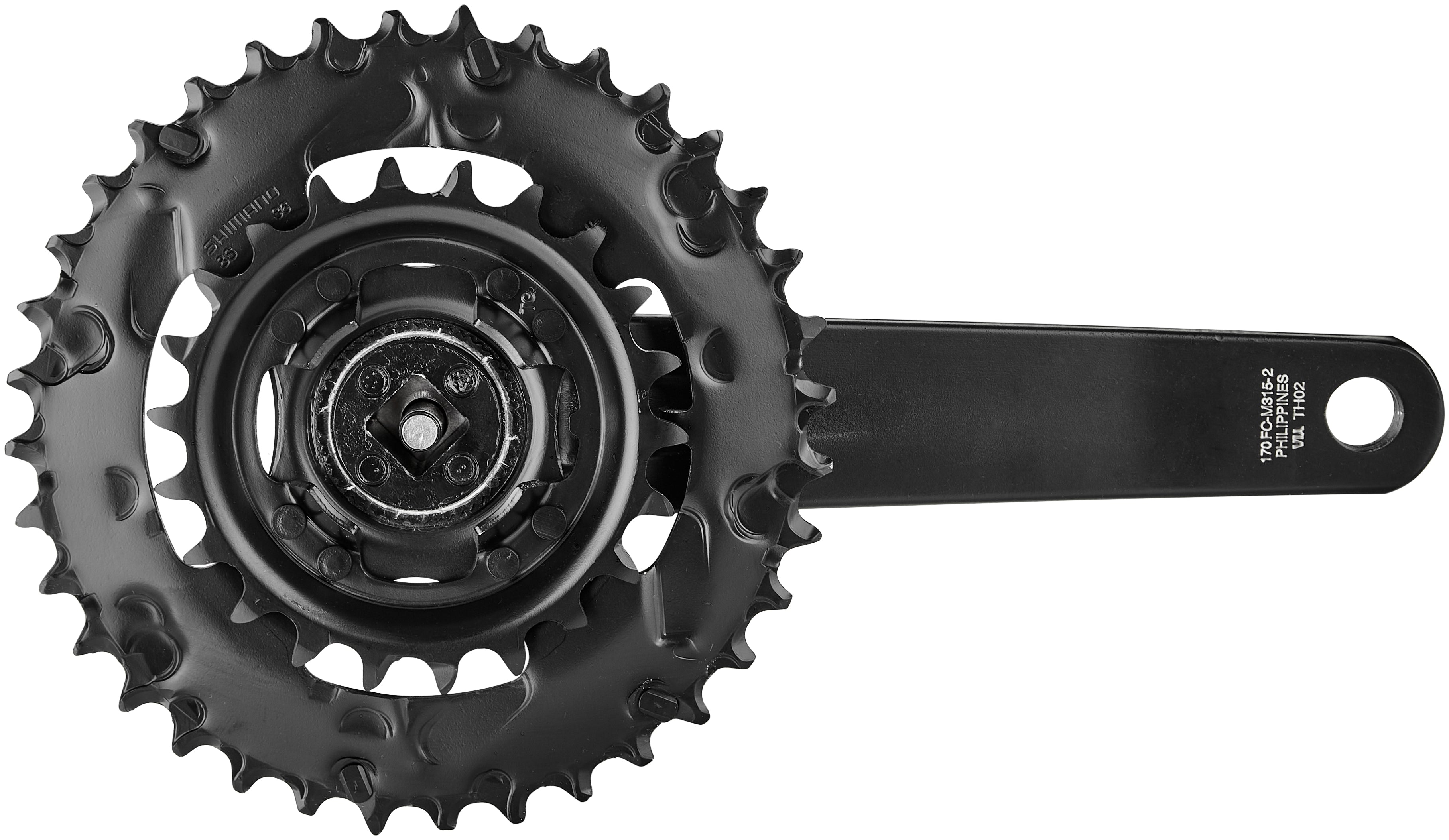 Shimano FC-M315 Kurbelgarnitur 2x7/8-fach 36-22Z