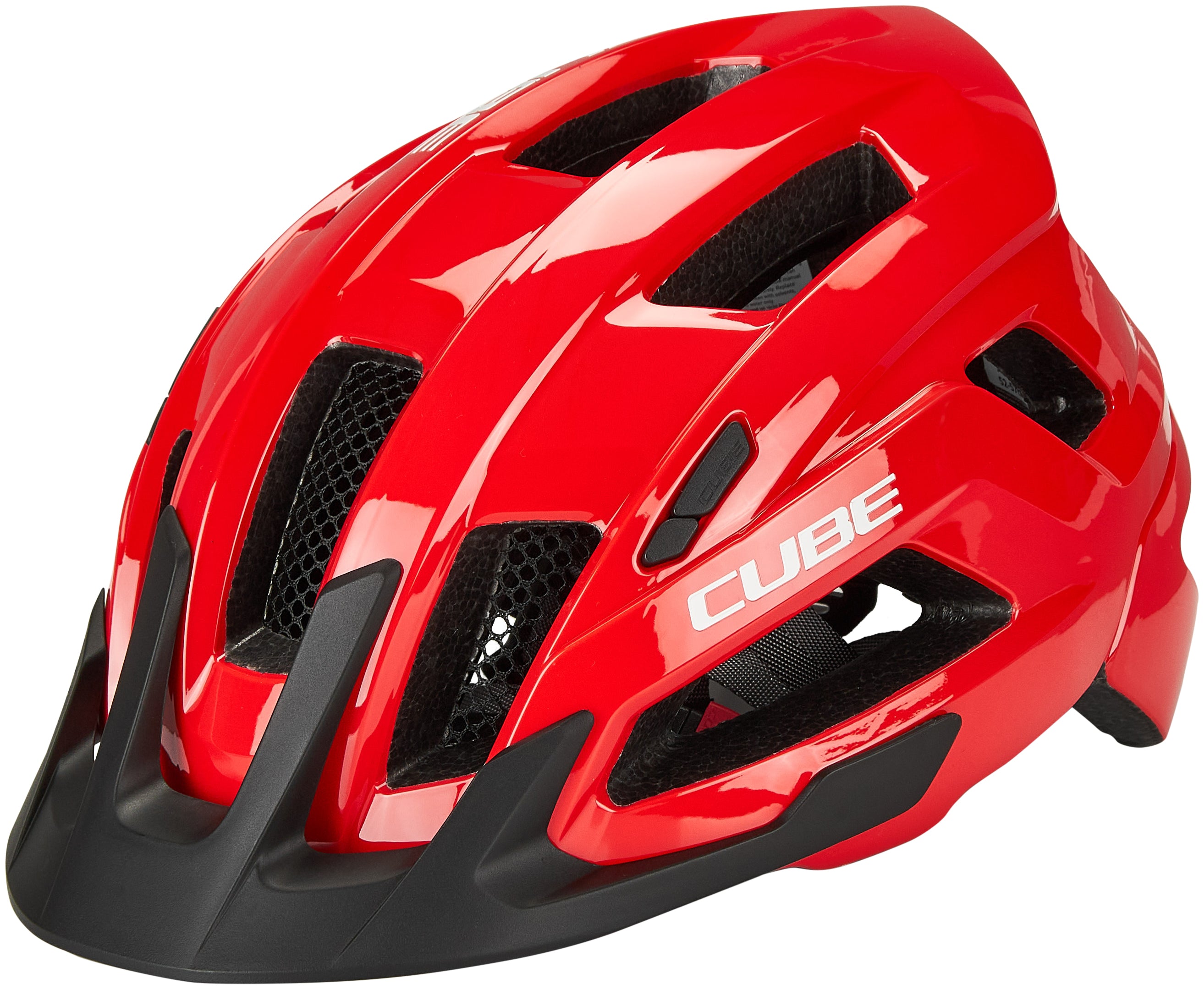 CUBE STEEP Helm glossy red