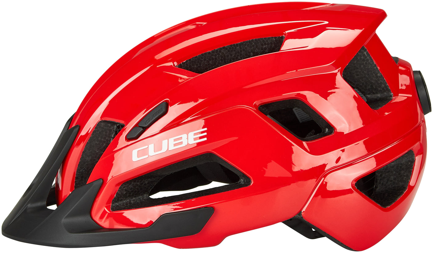 CUBE STEEP Helm glossy red