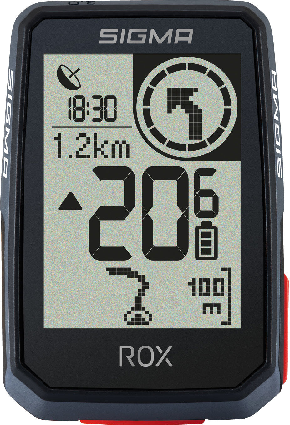 Sigma ROX 2.0 Fahrradcomputer incl. GPS Halterung schwarz