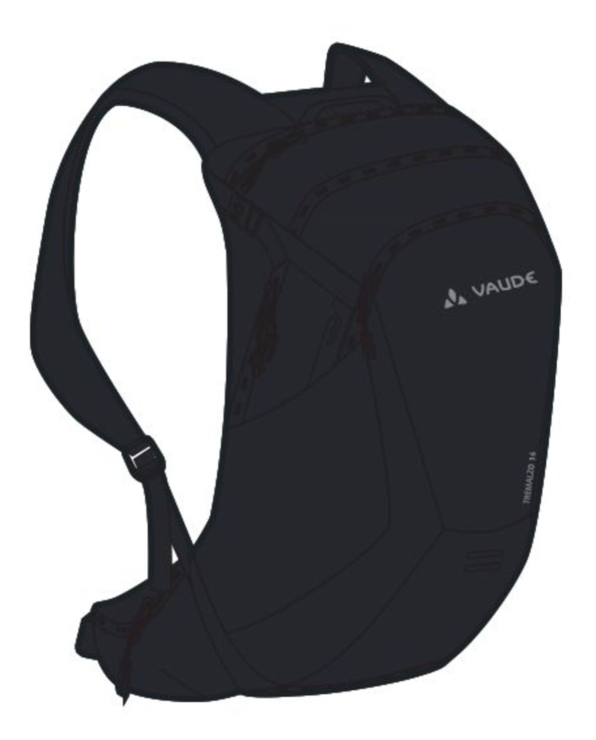 VAUDE Tremalzo 16 Rucksack schwarz