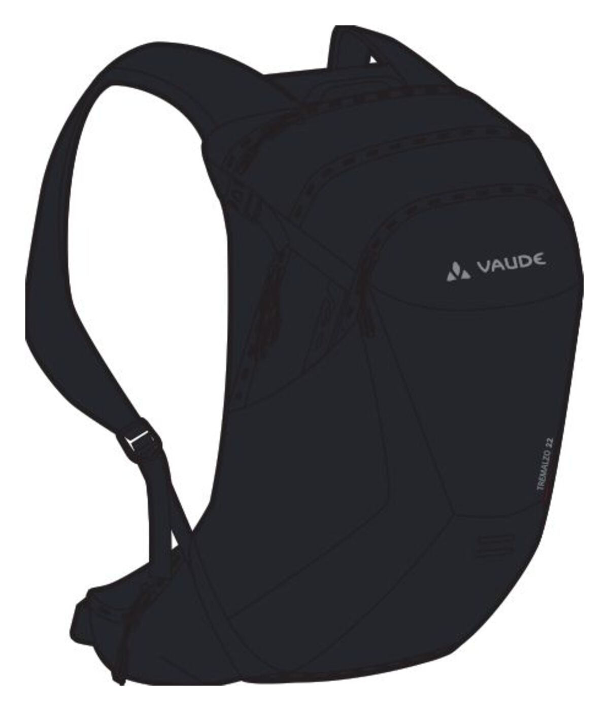 VAUDE Tremalzo 22 Rucksack schwarz