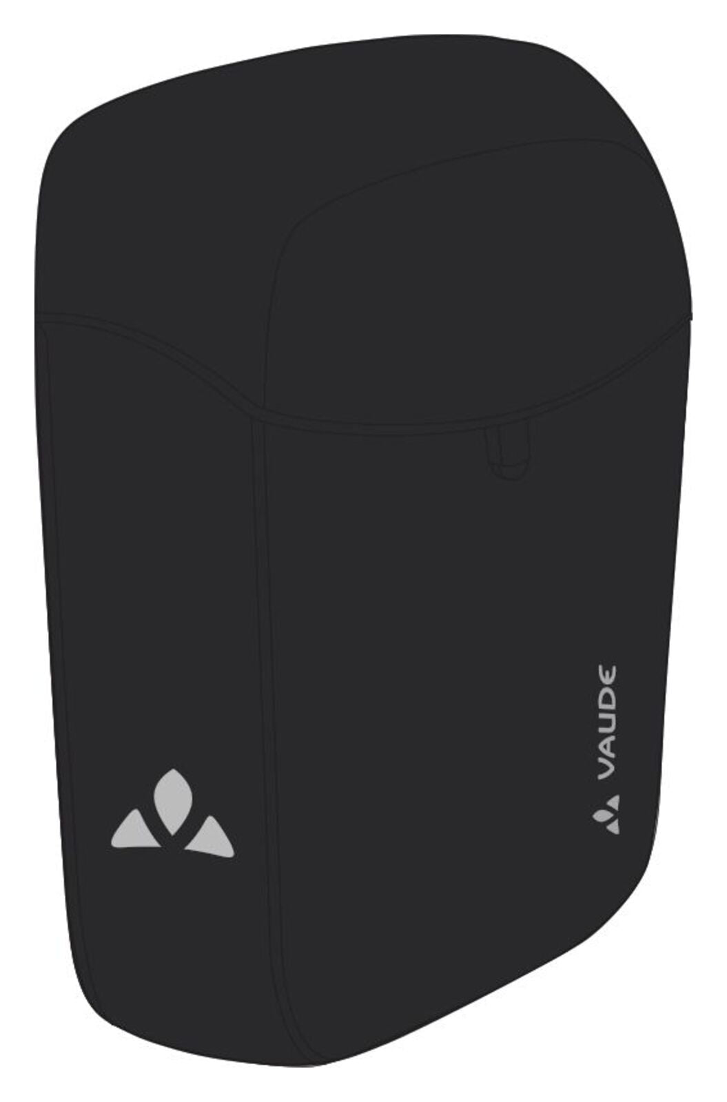 VAUDE Aqua Commute Single Hinterradtasche schwarz