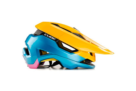 CUBE Helm TROOPER yellow´n´blue´n´pink