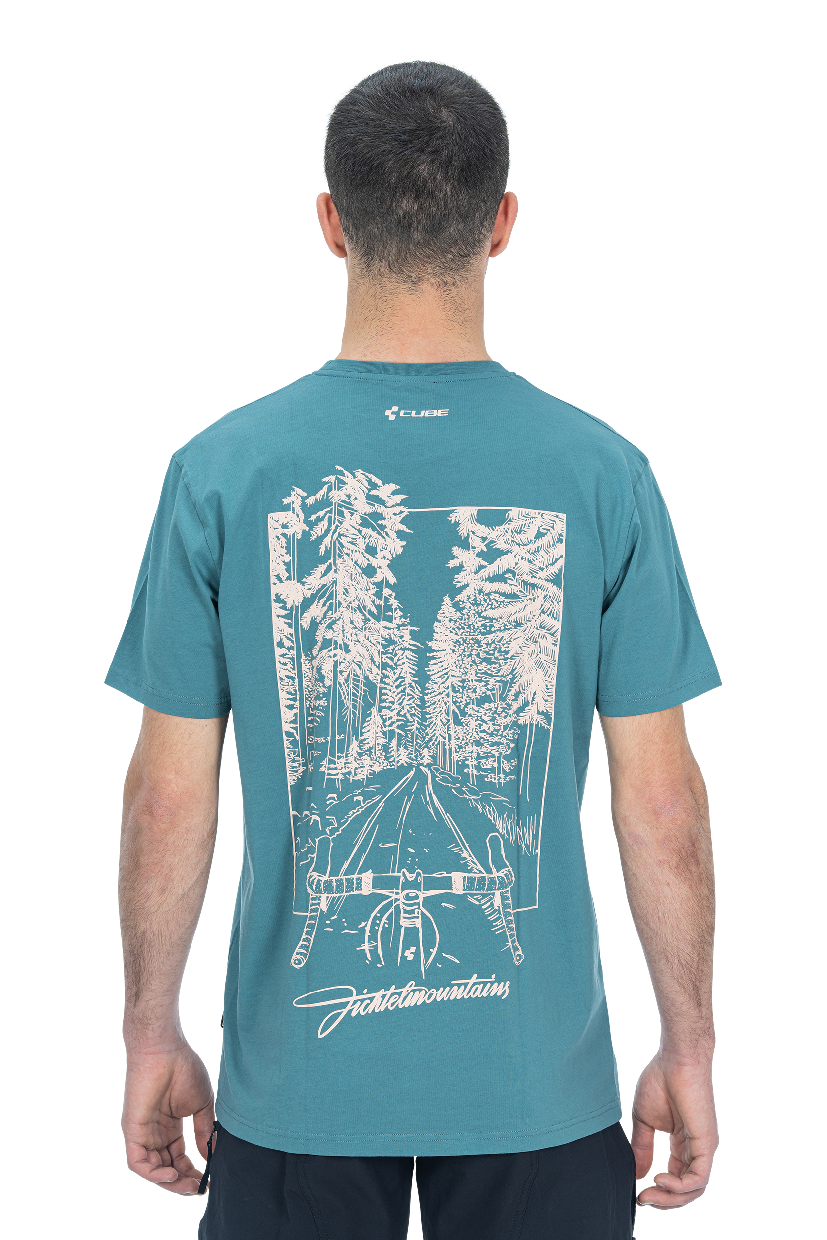 CUBE Organic T-Shirt Fichtelmountains GTY FIT