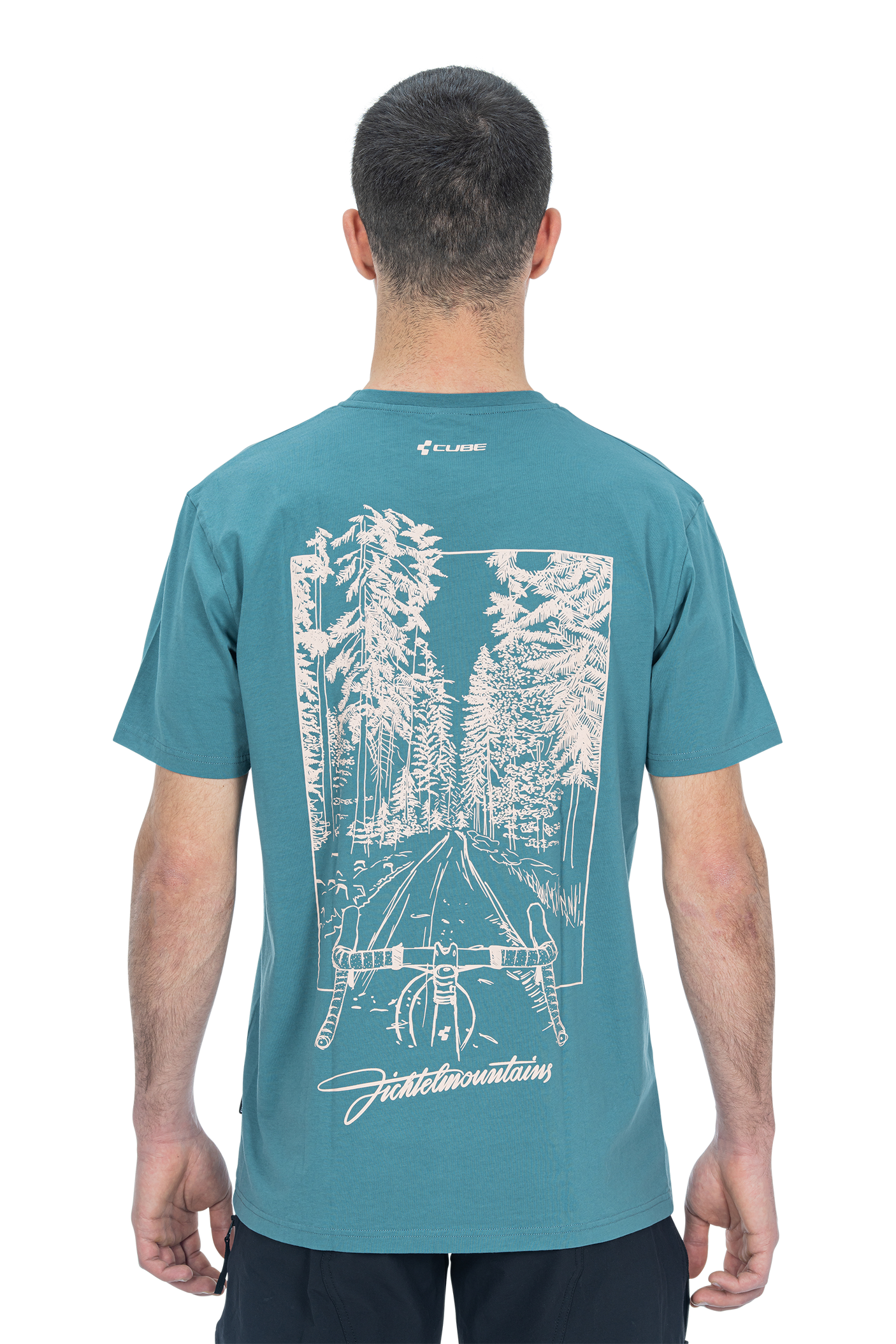 CUBE Organic T-Shirt Fichtelmountains GTY FIT