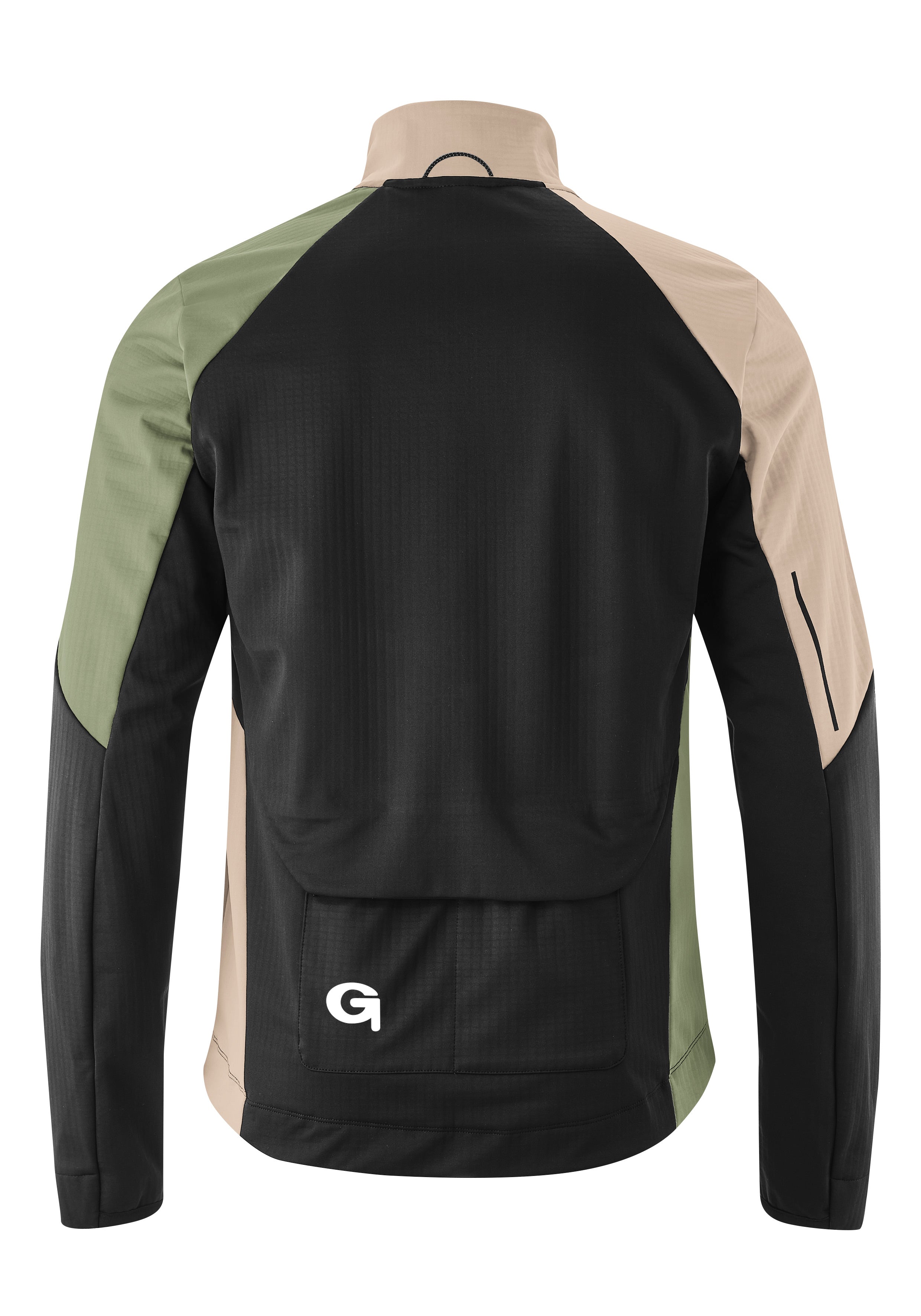 Gonso Trail Jacket Softshell Men Black/timson Sand/bellourt Castle