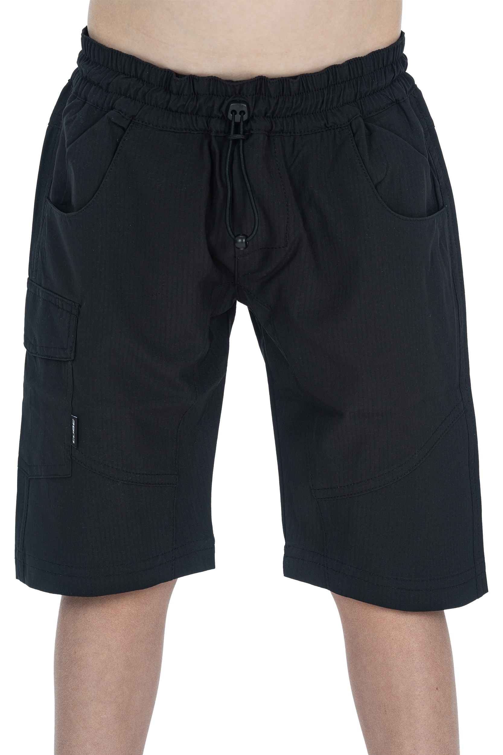 CUBE TEAMLINE Baggy Shorts ROOKIE black´n´white