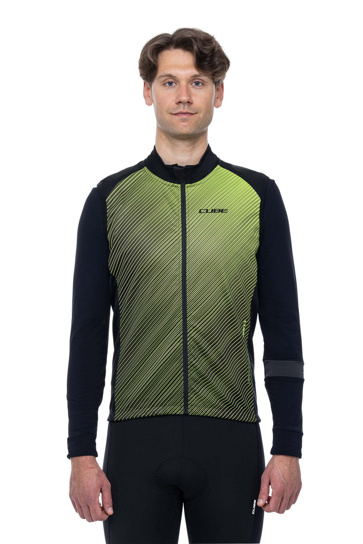 CUBE BLACKLINE Softshellweste Safety black´n´neon yellow