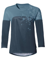 VAUDE Moab V Langarm T-Shirt Damen blau