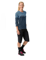 VAUDE Moab V Langarm T-Shirt Damen blau