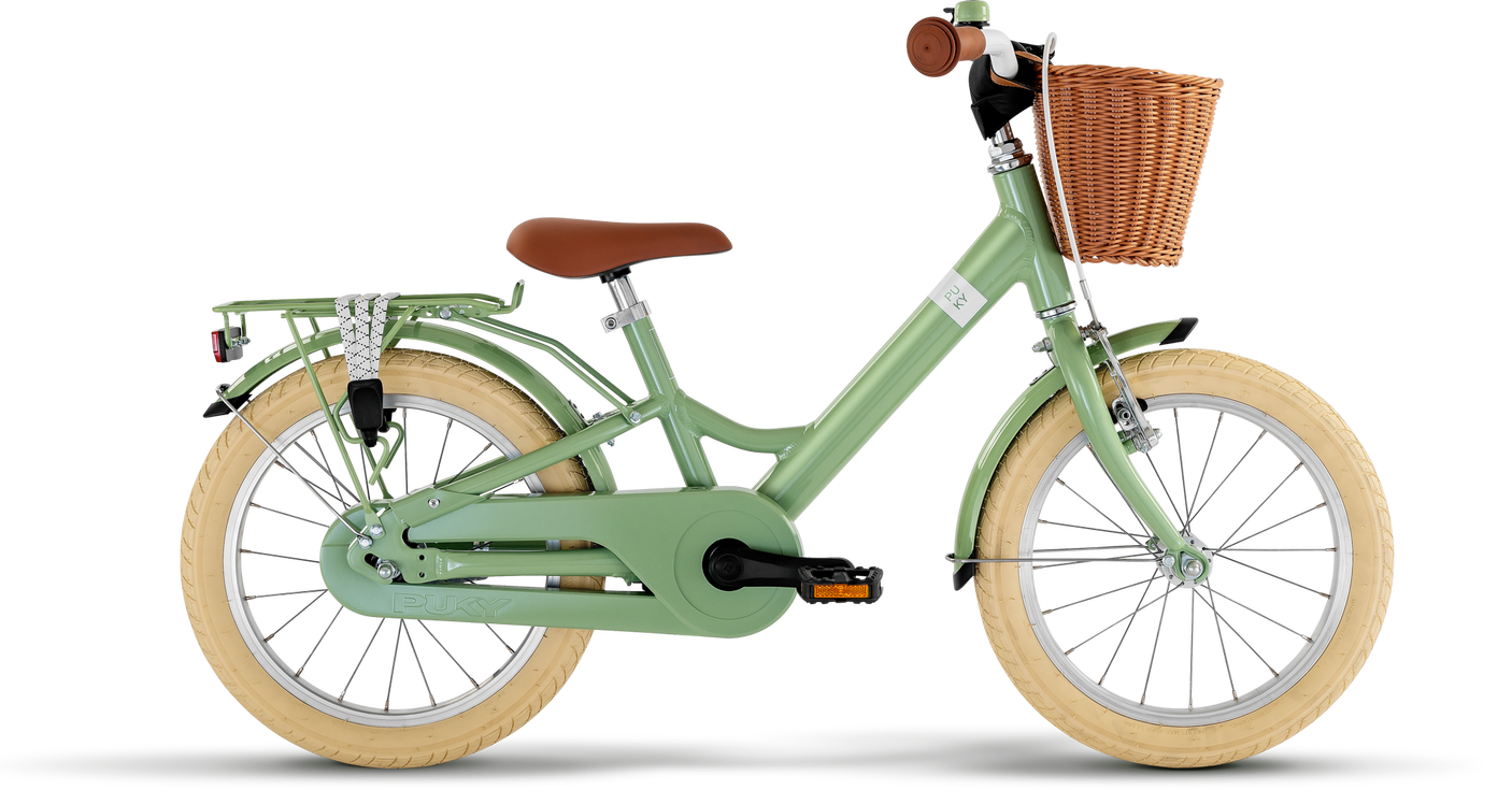 Puky YOUKE 16 Classic Alu retro green