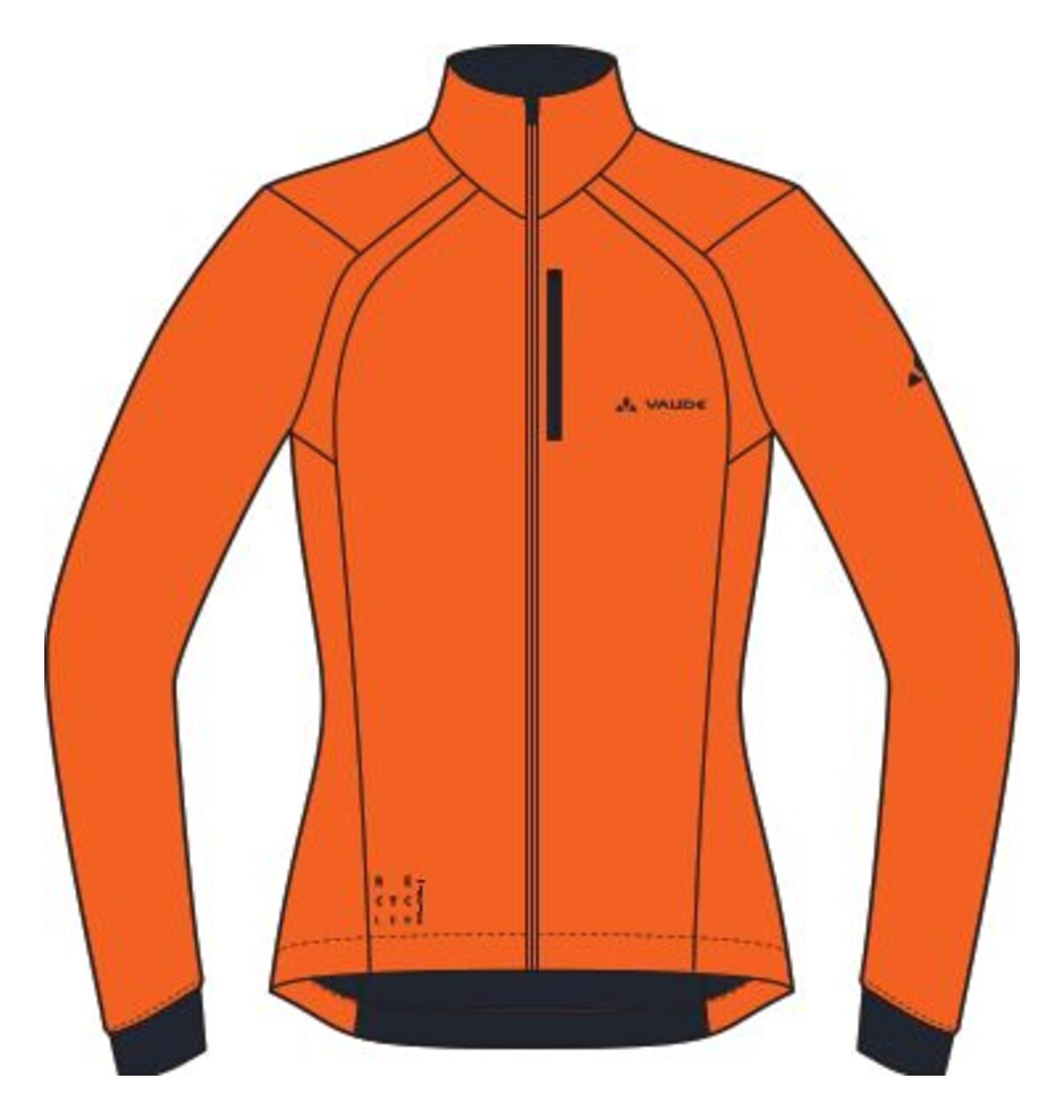 VAUDE Posta Softshell Jacket Damen neon orange