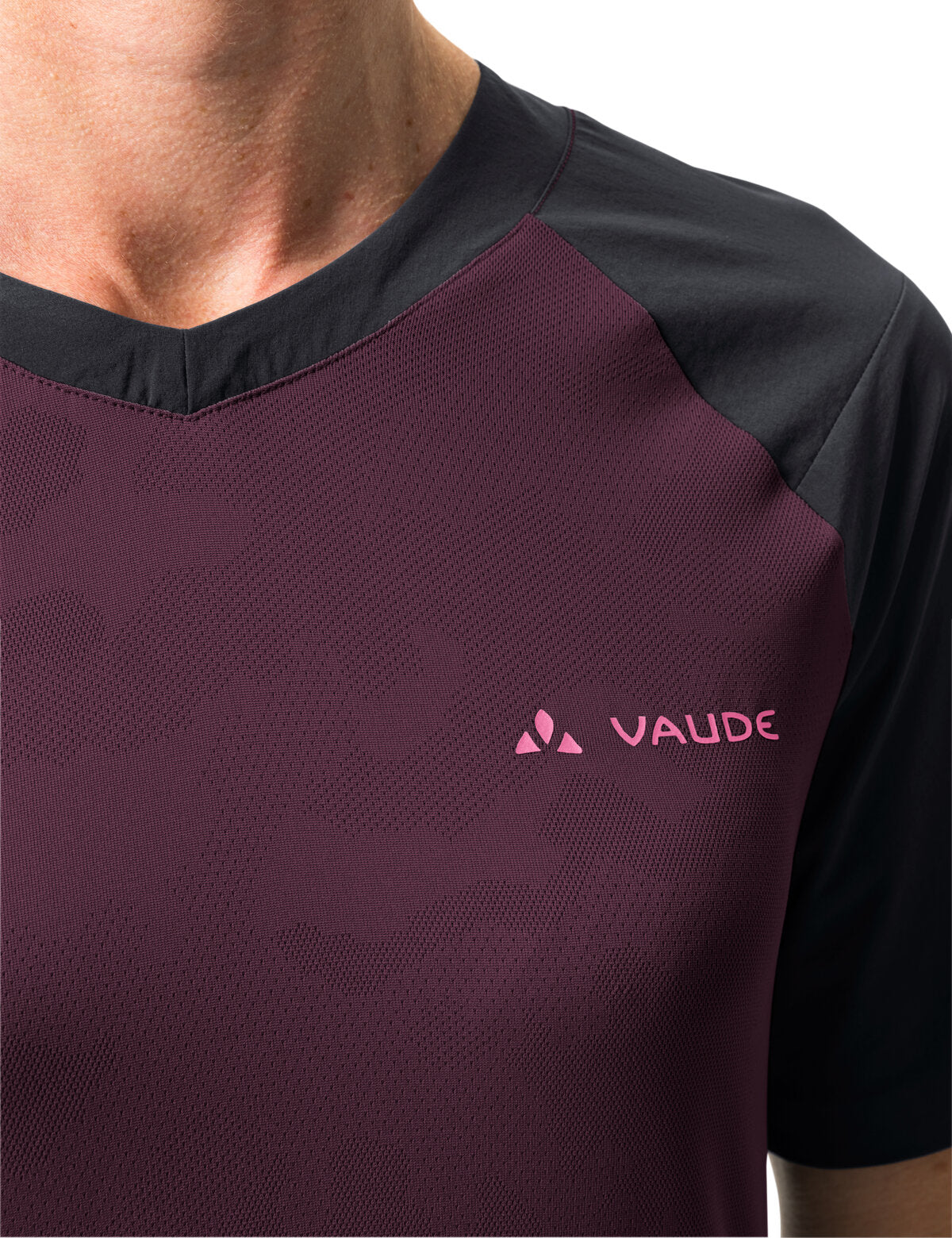 VAUDE Moab Pro Kurzarm Shirt Damen lila/schwarz