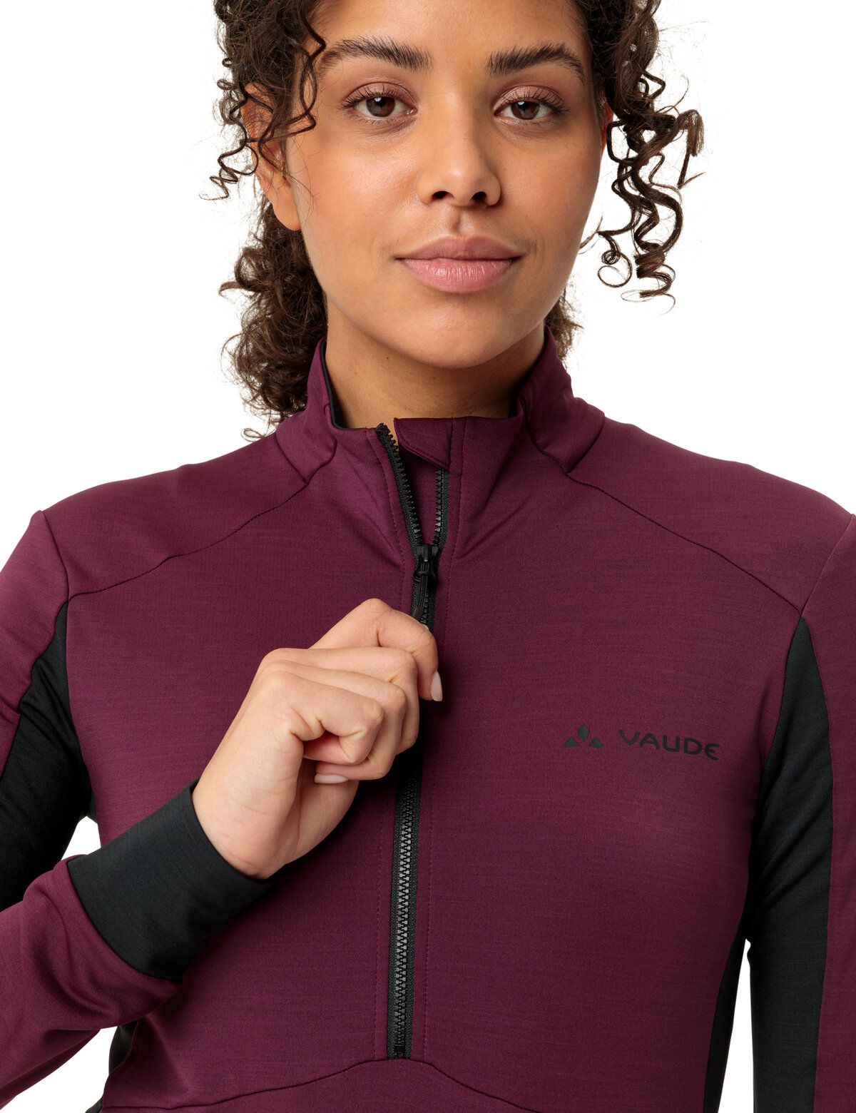 VAUDE Kuro Halfzip LS Tricot Damen cassis