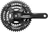 Shimano FC-TY501 Kurbelgarnitur 6/7/8-fach 48-38-28 Zähne schwarz