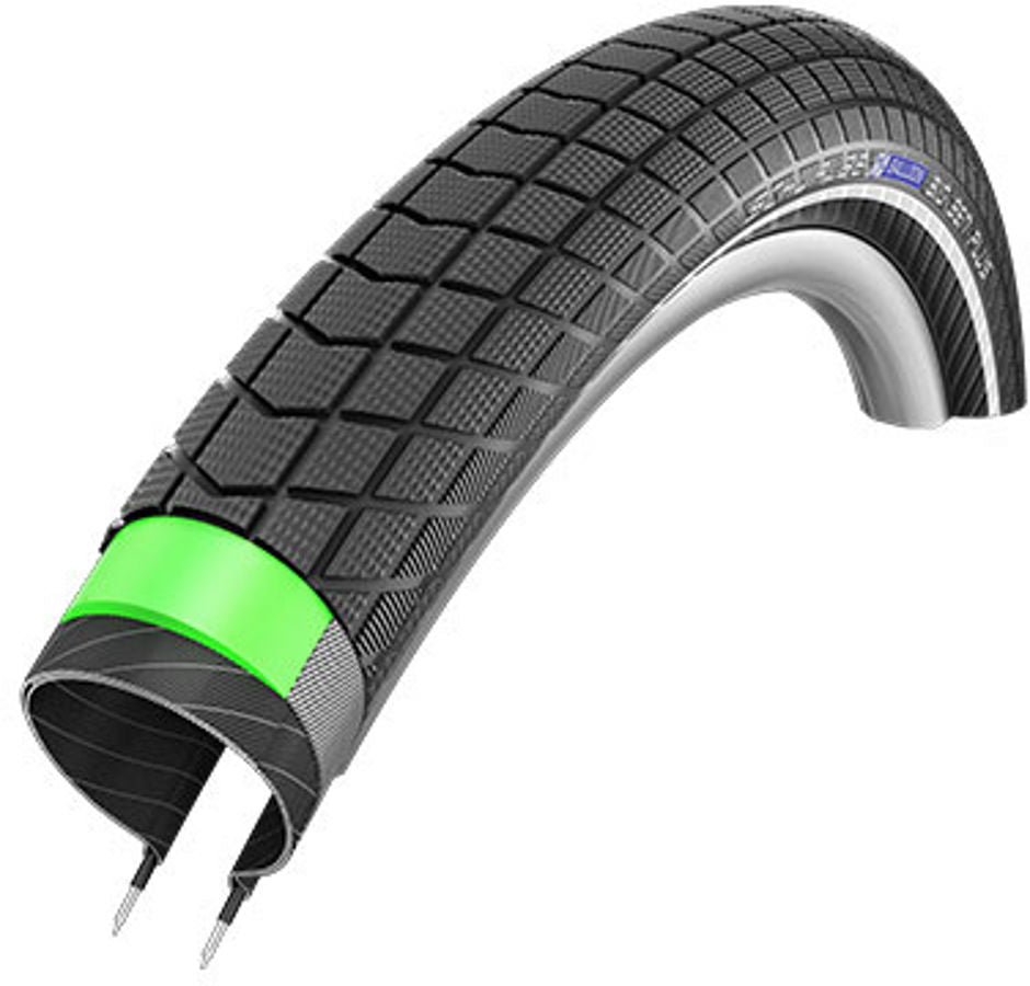 SCHWALBE Big Ben Plus Drahtreifen 20x2.15" Performance GreenGuard E-50 Reflex schwarz