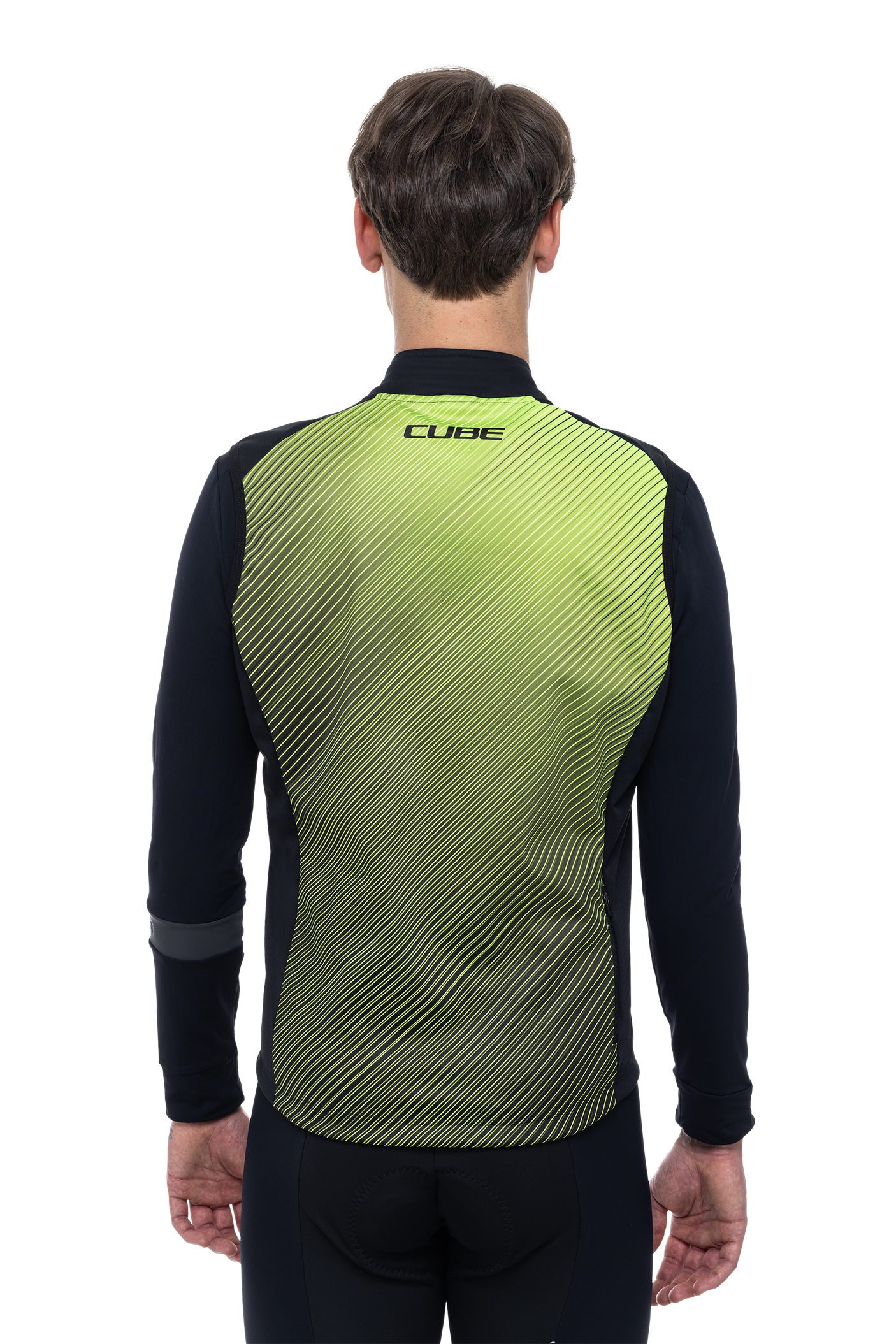 CUBE BLACKLINE Softshellweste Safety black´n´neon yellow