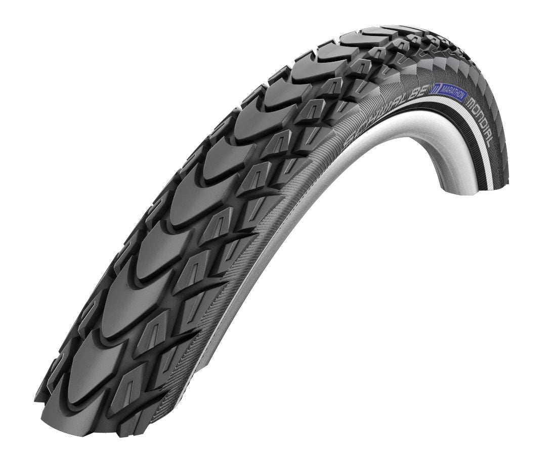 SCHWALBE Marathon Mondial Drahtreifen 28x1.75" RaceGuard E-25 Performance Reflex schwarz