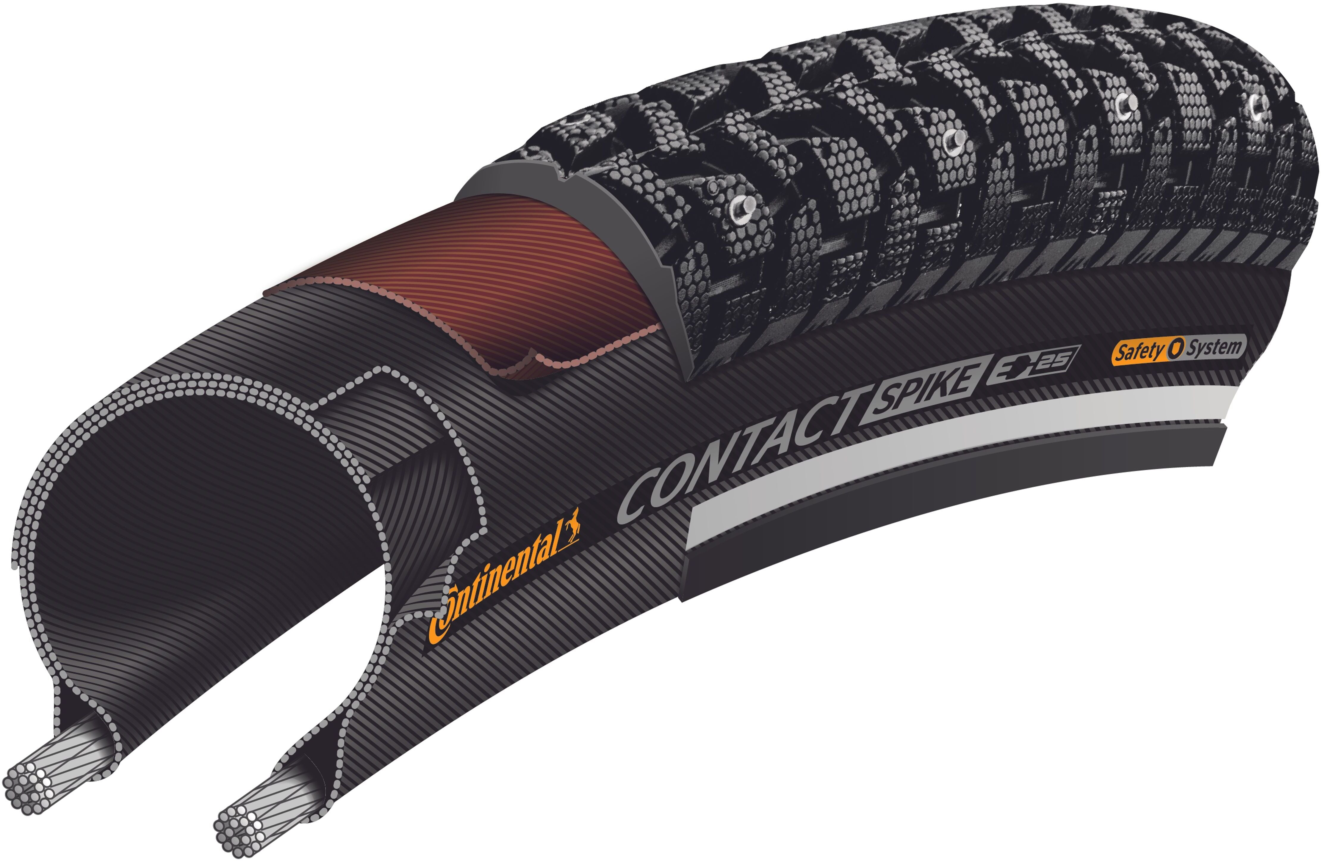 Continental Contact Spike 120 Drahtreifen 28x1.25