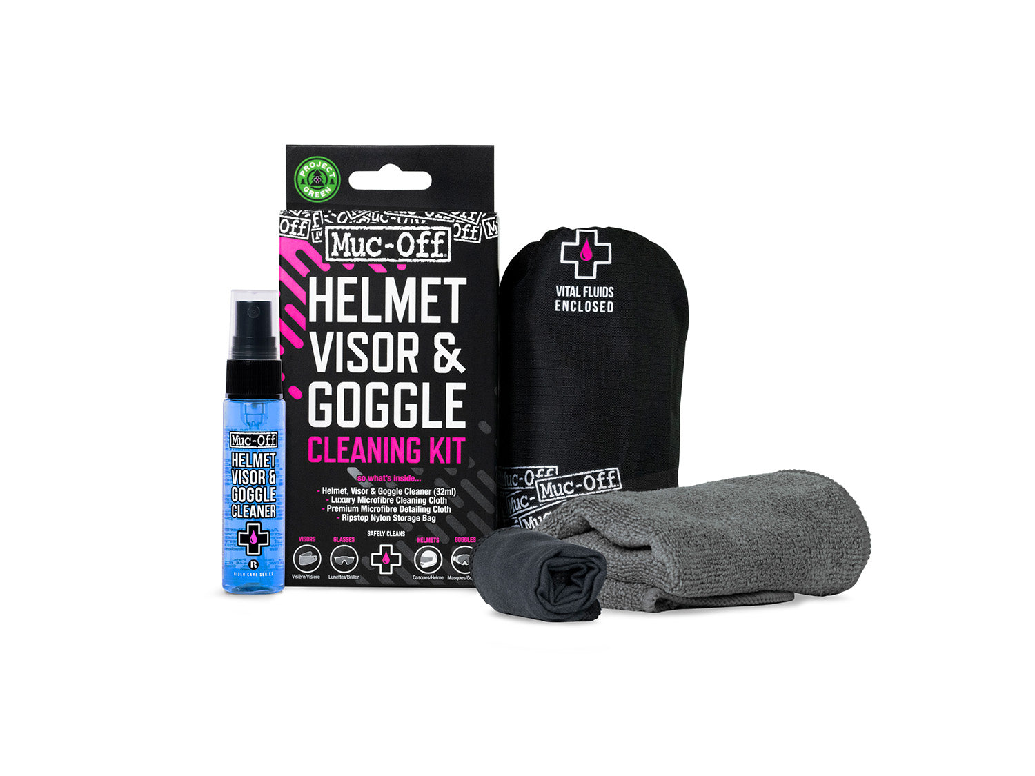 Muc-Off Visor, Lens & Goggle Cleaning Kit V2