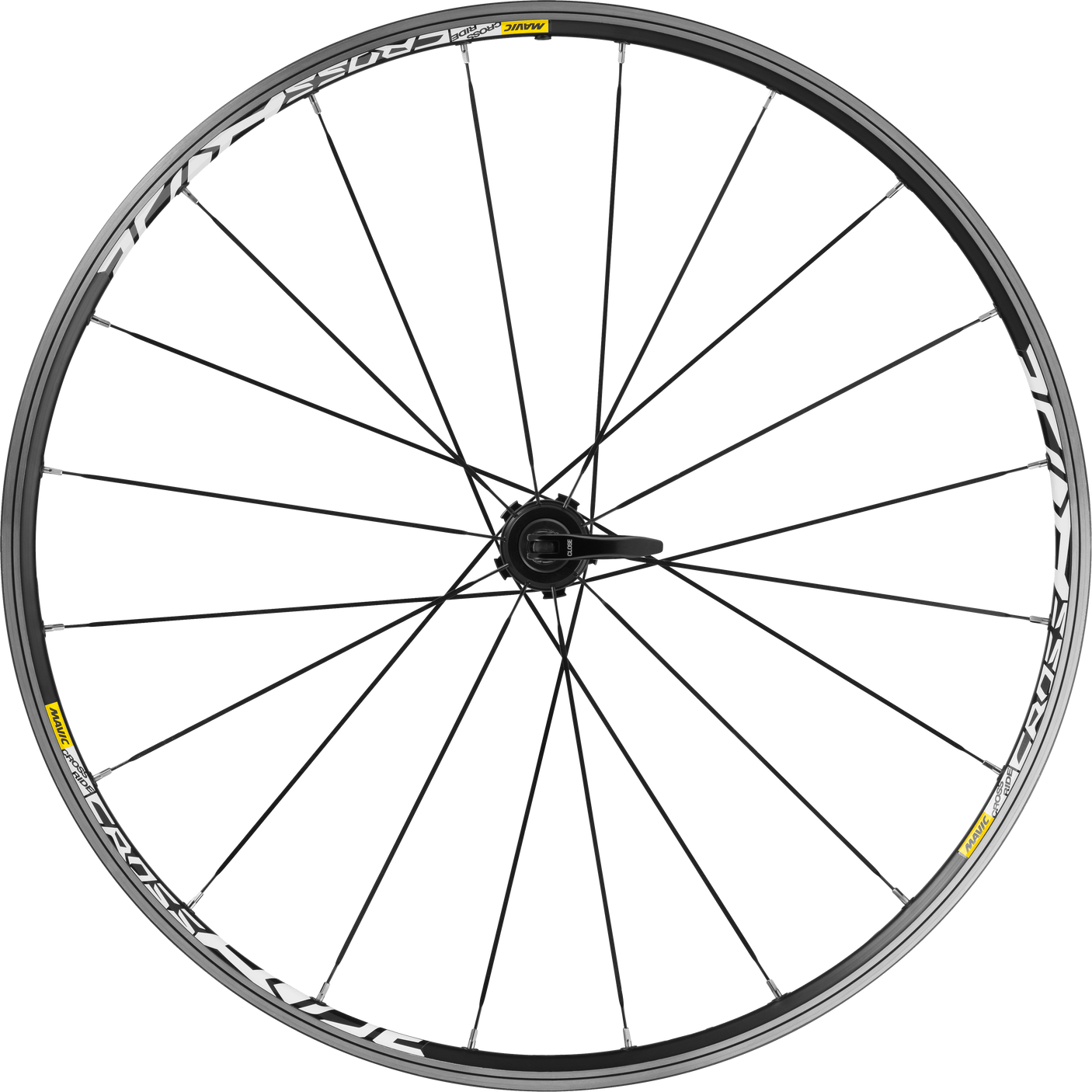 Mavic Crossride UB Hinterrad schwarz