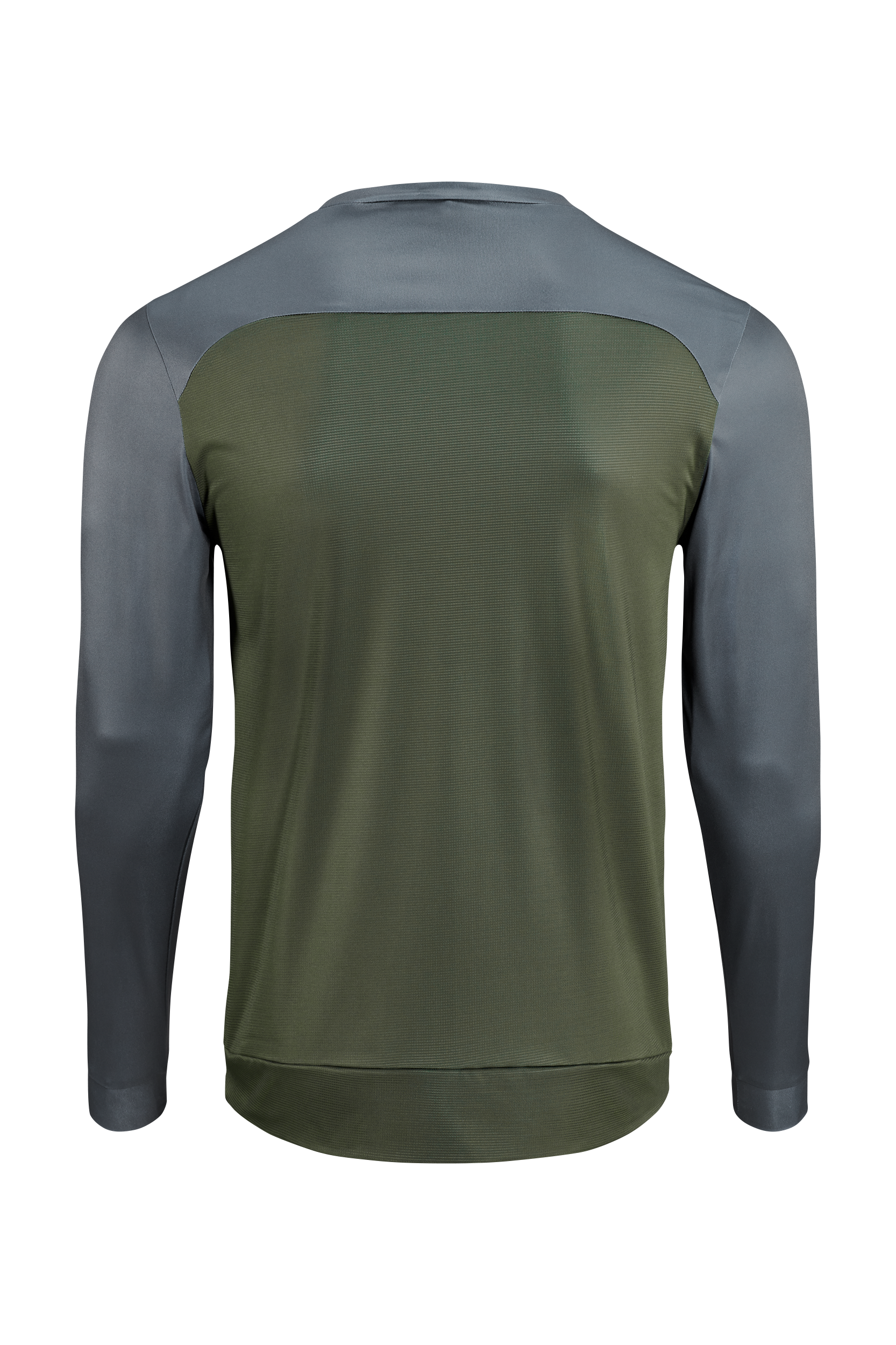 CUBE ATX Rundhalstrikot TM langarm olive´n´grey Herren