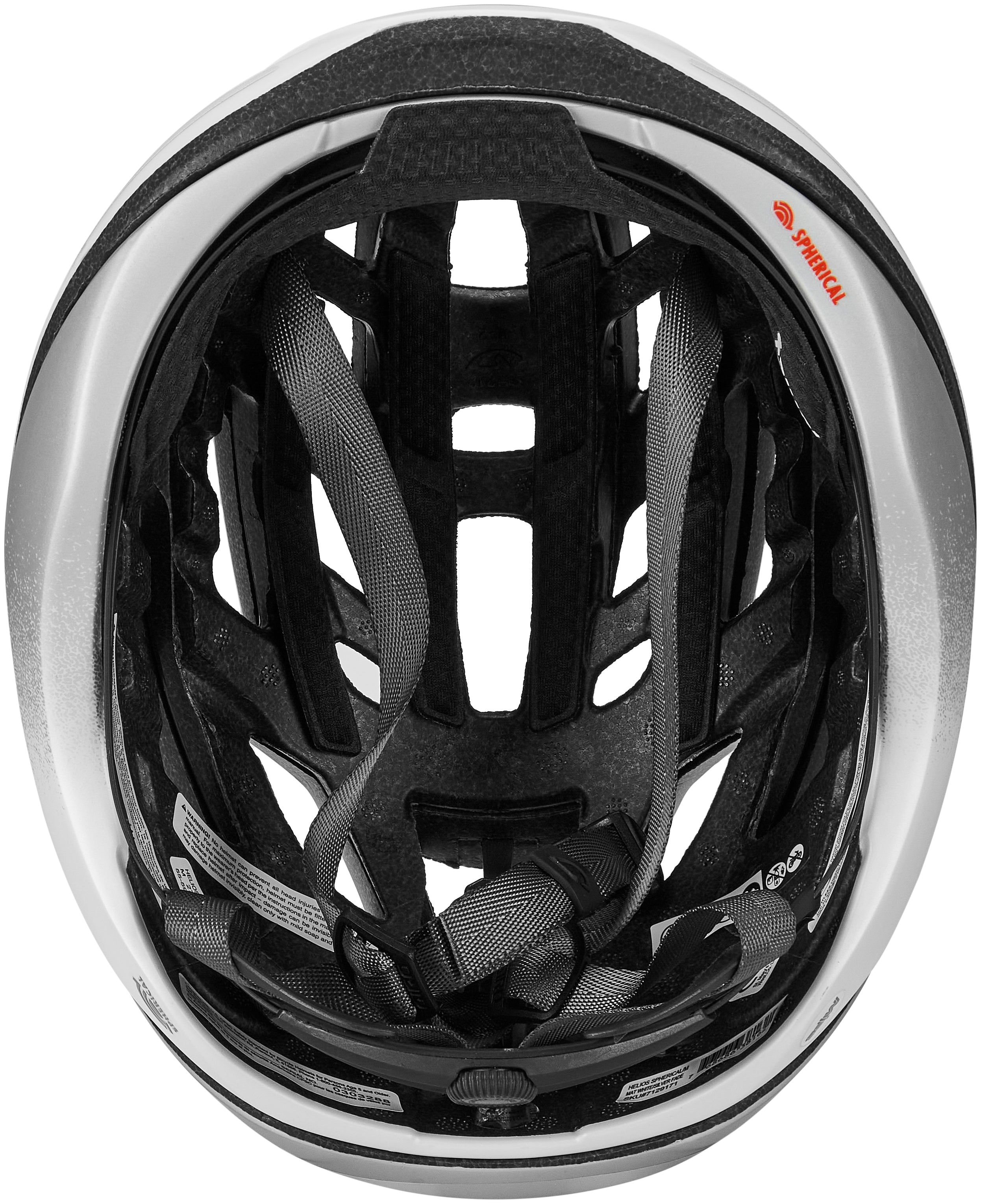 Giro Helios Spherical Helm matte white/silver fade