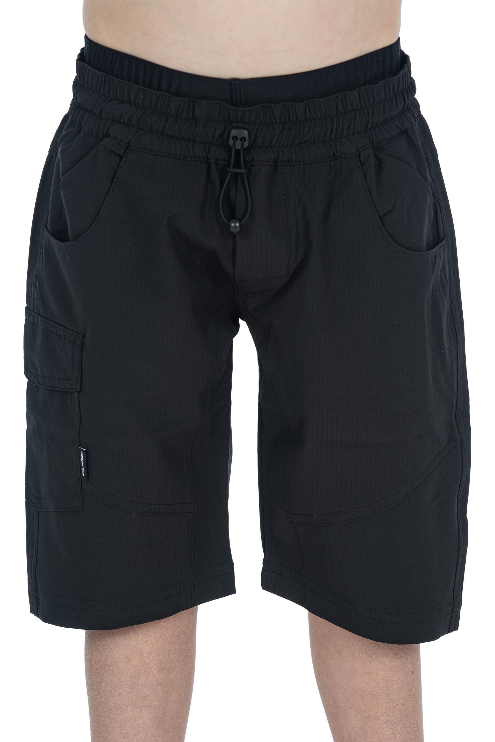 CUBE TEAMLINE Baggy Shorts ROOKIE inkl. Innenhose black´n´white