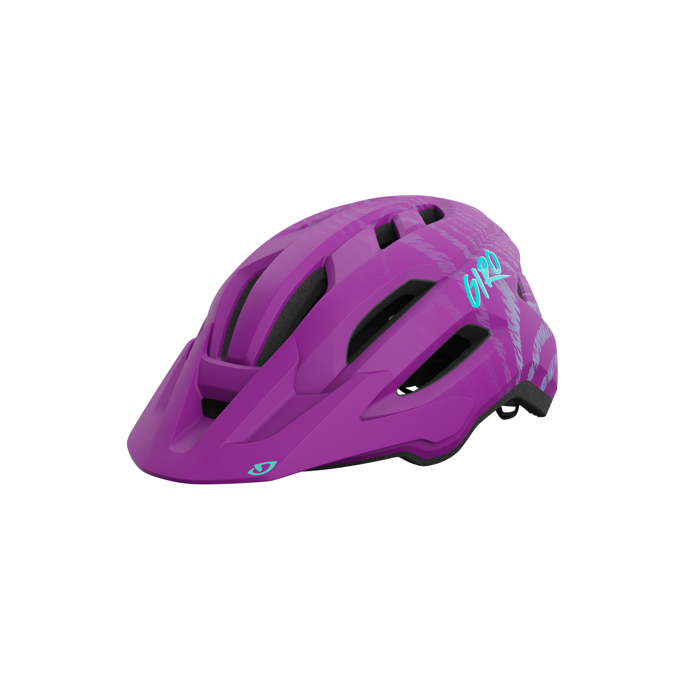 Giro Fixture II Y Helm matte purple ripple