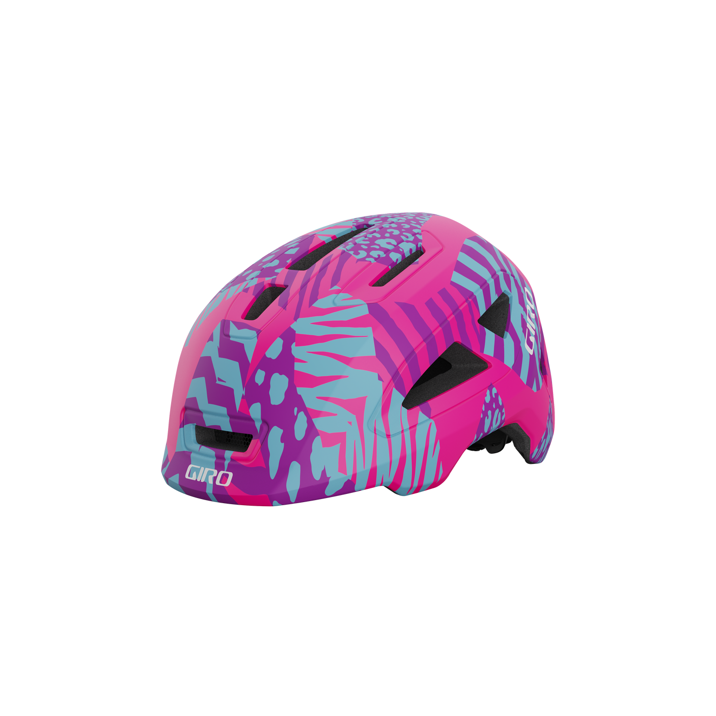 Giro Scamp II Helm matte pink animal