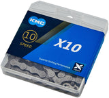 KMC X10 Kette 10-fach grau