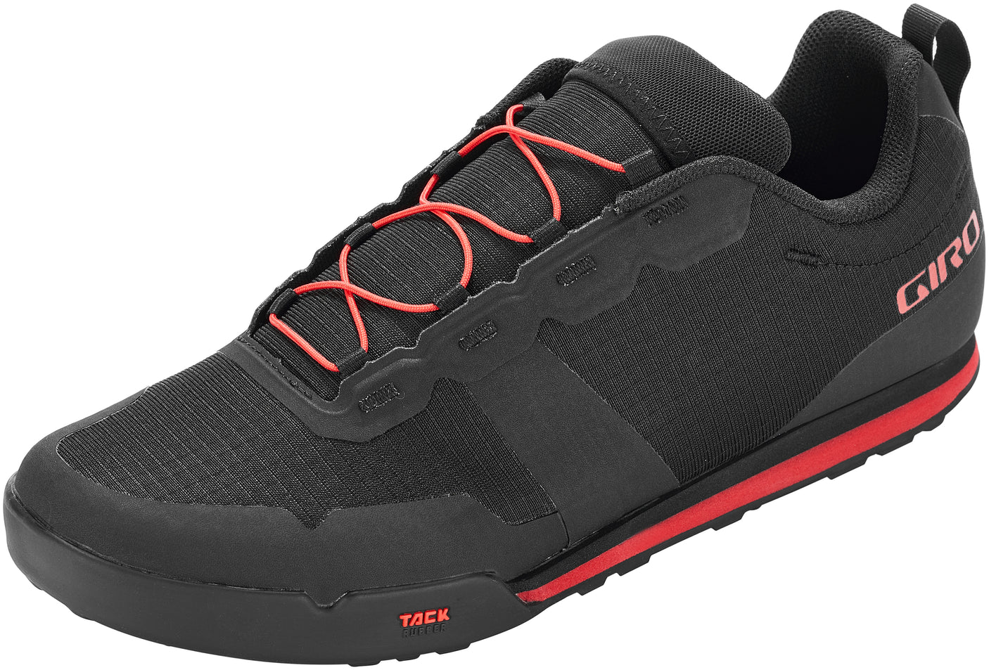 Giro Tracker Fastlace Schuhe black/bright red