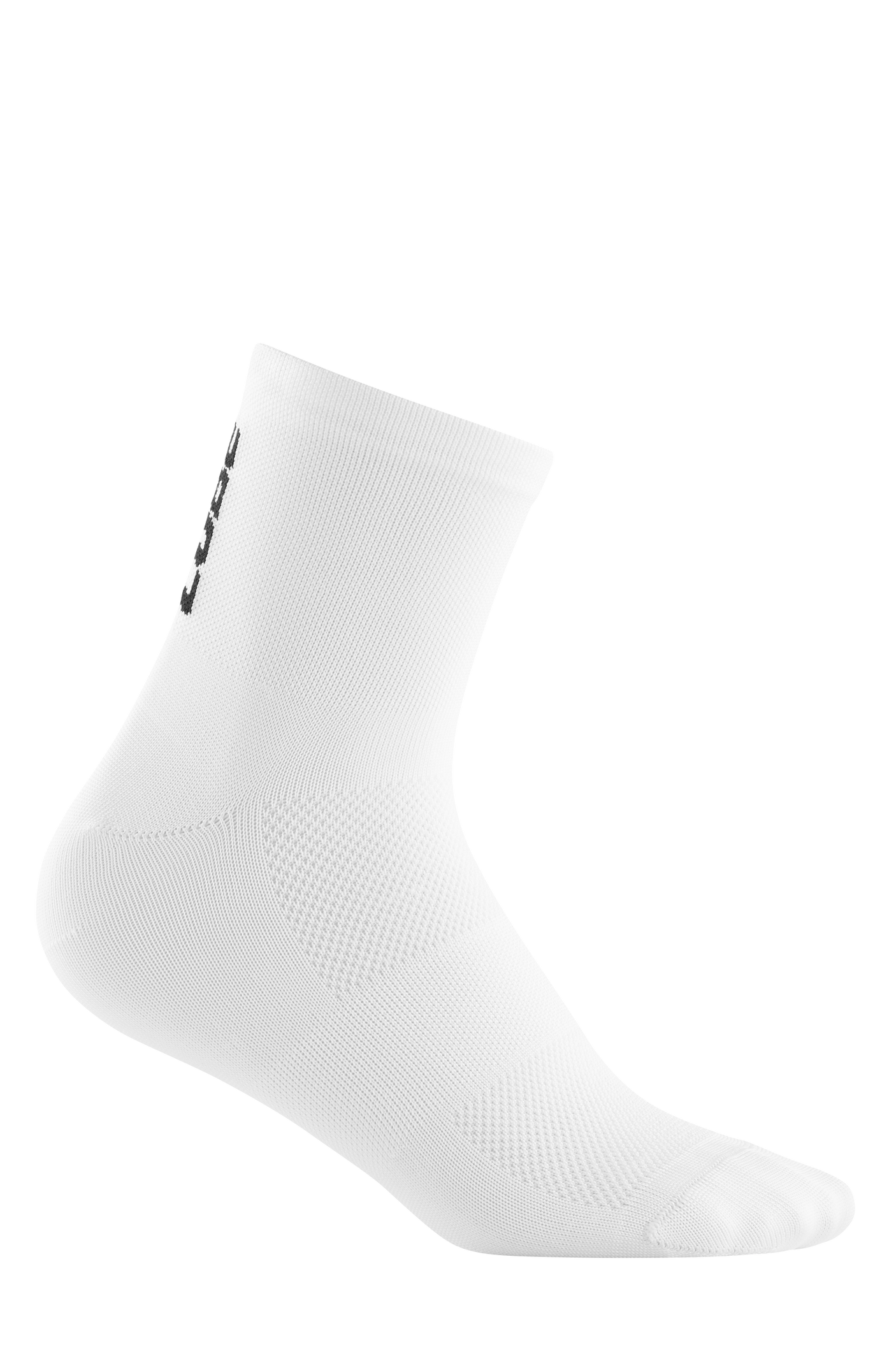 CUBE Socke Mid Cut Blackline white