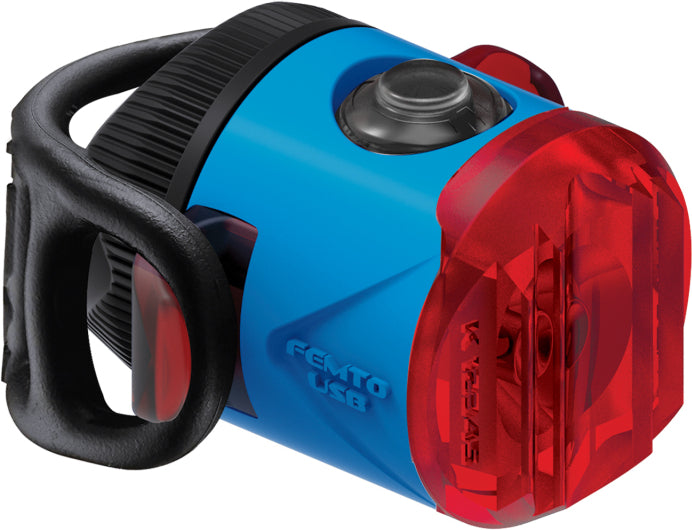 Lezyne Femto Drive LED Rücklicht blau/schwarz