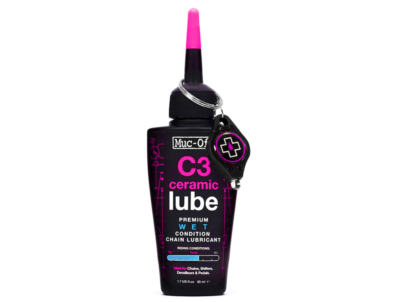 Muc-Off C3 Wet Ceramic Lube Kettenschmiermittel 50ml